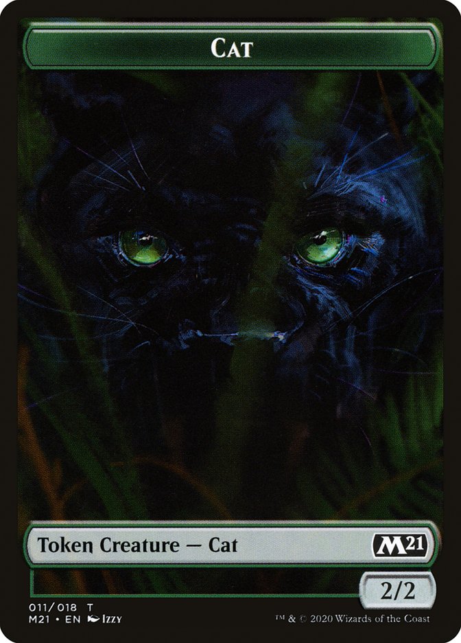 Cat (011/018) [Core Set 2021 Tokens] | Gamer Loot