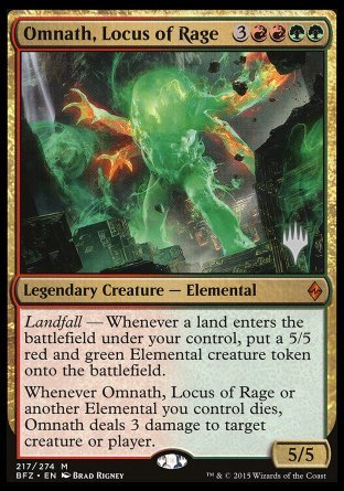 Omnath, Locus of Rage (Promo Pack) [Dungeons & Dragons: Adventures in the Forgotten Realms Promos] | Gamer Loot