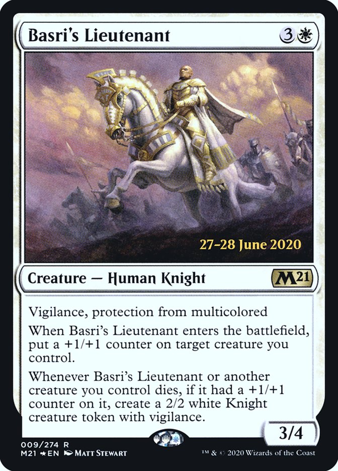 Basri's Lieutenant  [Core Set 2021 Prerelease Promos] | Gamer Loot