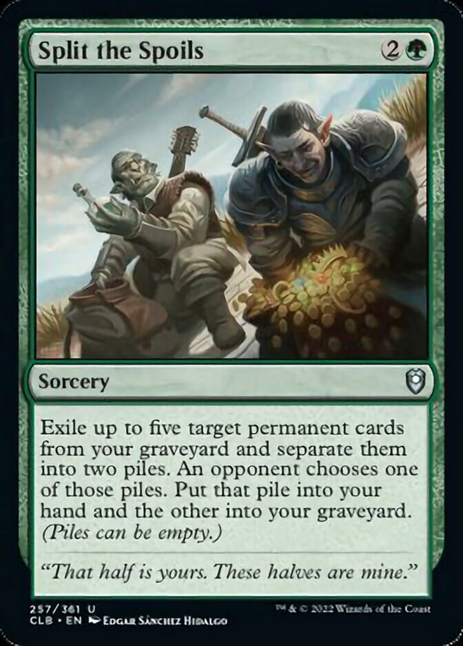Split the Spoils [Commander Legends: Battle for Baldur's Gate] | Gamer Loot