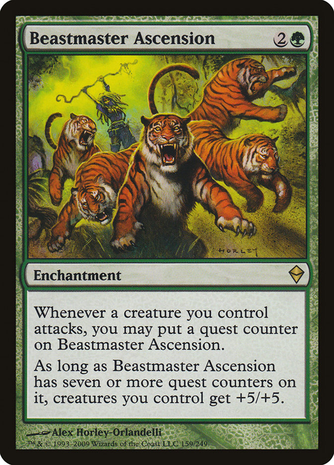 Beastmaster Ascension [Zendikar] | Gamer Loot