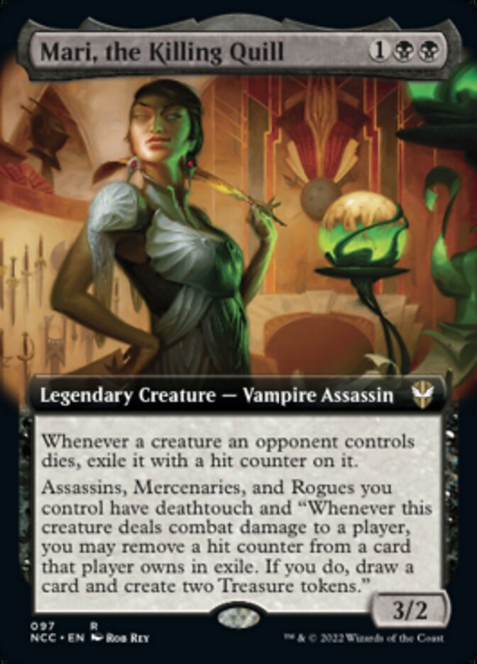 Mari, the Killing Quill (Extended Art) [Streets of New Capenna Commander] | Gamer Loot