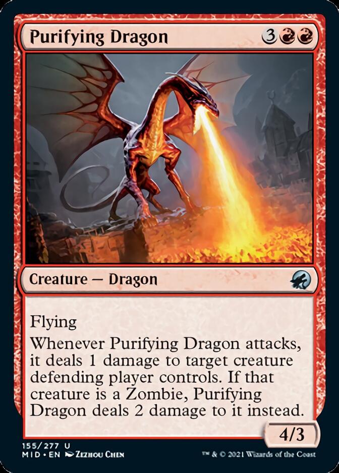 Purifying Dragon [Innistrad: Midnight Hunt] | Gamer Loot