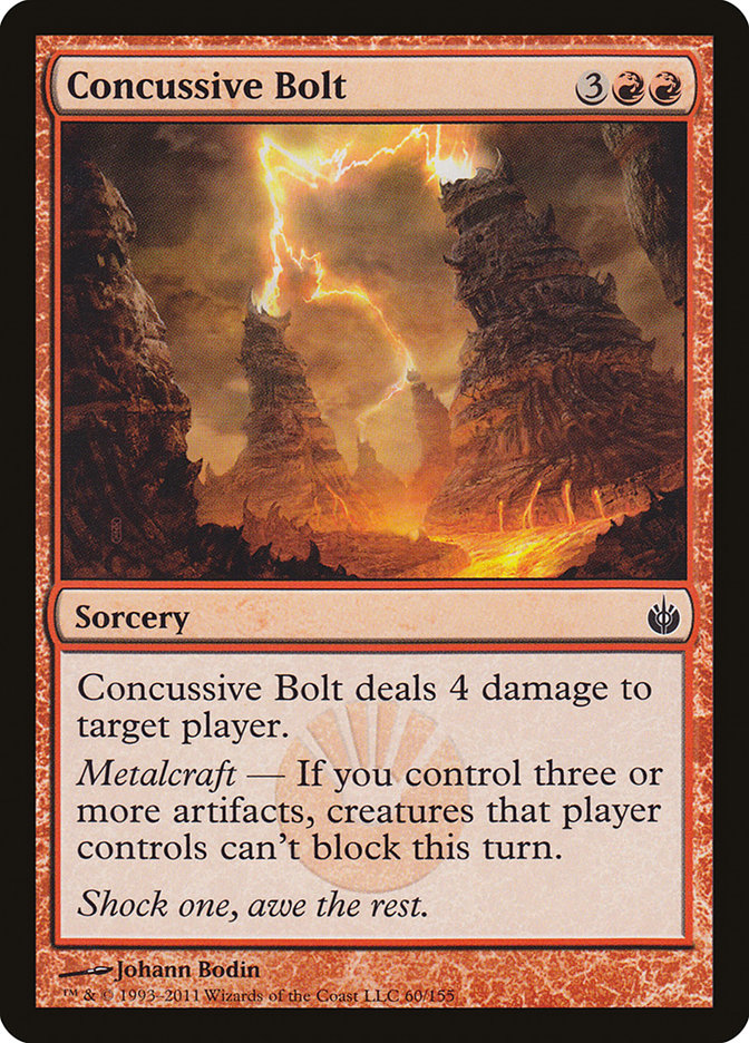 Concussive Bolt [Mirrodin Besieged] | Gamer Loot