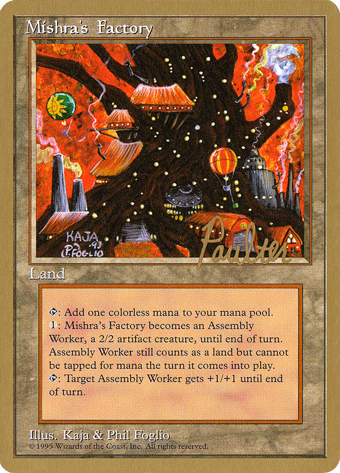 Mishra's Factory (Preston Poulter) [Pro Tour Collector Set] | Gamer Loot