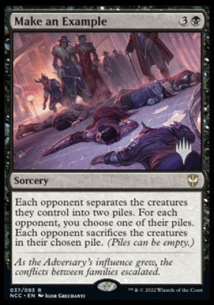 Make an Example (Promo Pack) [Streets of New Capenna Commander Promos] | Gamer Loot