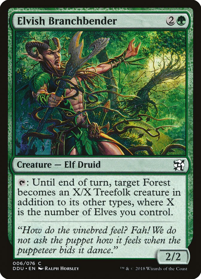 Elvish Branchbender [Duel Decks: Elves vs. Inventors] | Gamer Loot