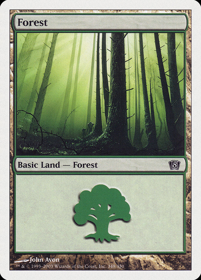 Forest (348) [Eighth Edition] | Gamer Loot