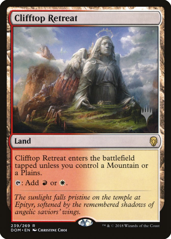 Clifftop Retreat (Promo Pack) [Dominaria Promos] | Gamer Loot