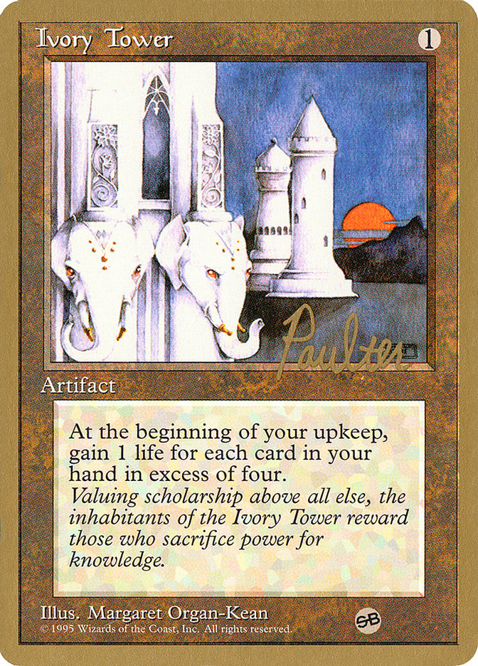 Ivory Tower (Preston Poulter) (SB) [Pro Tour Collector Set] | Gamer Loot