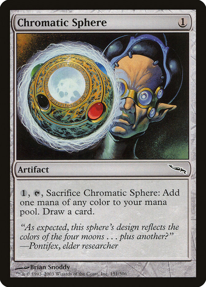 Chromatic Sphere [Mirrodin] | Gamer Loot