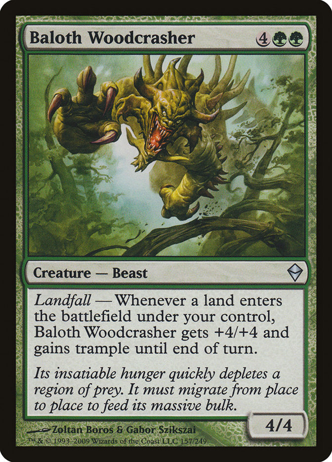 Baloth Woodcrasher [Zendikar] | Gamer Loot