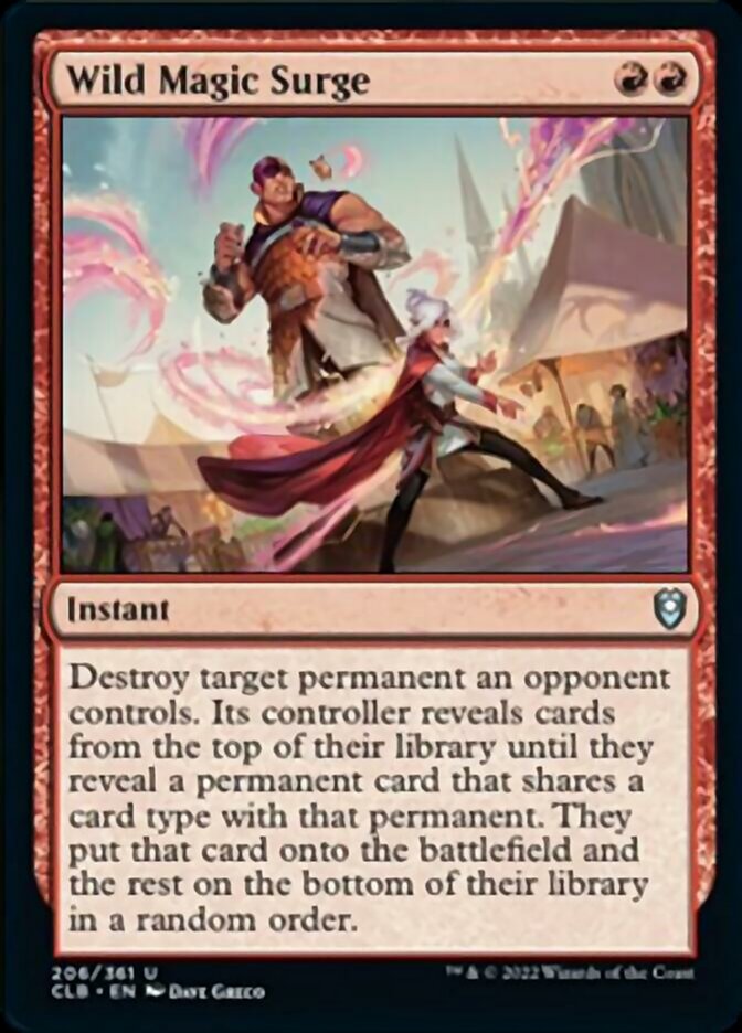 Wild Magic Surge [Commander Legends: Battle for Baldur's Gate] | Gamer Loot