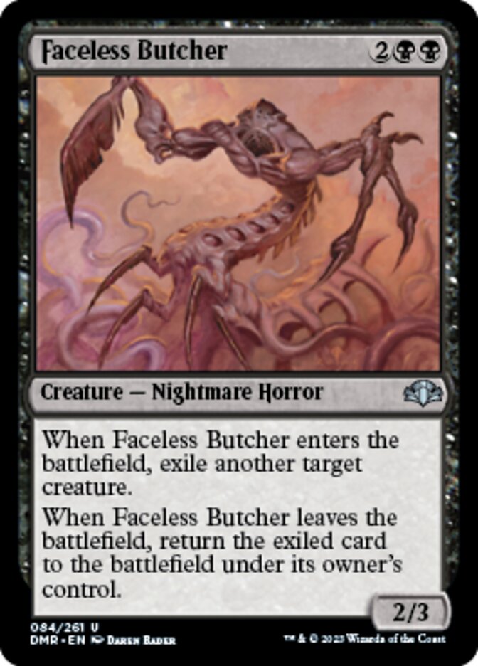 Faceless Butcher [Dominaria Remastered] | Gamer Loot