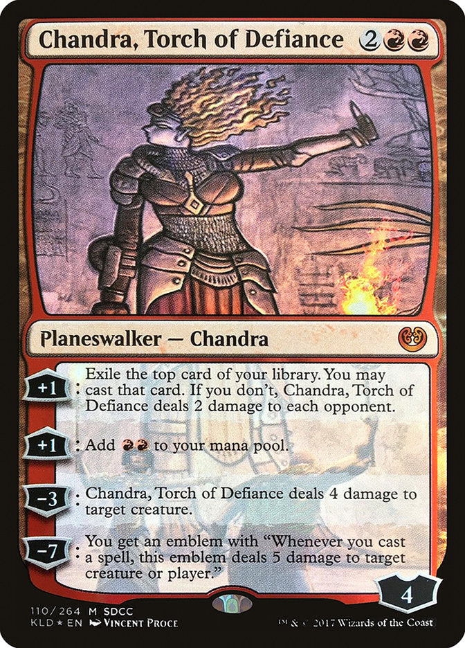 Chandra, Torch of Defiance [San Diego Comic-Con 2017] | Gamer Loot