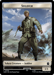 Soldier // Cyberman Double-Sided Token [Doctor Who Tokens] | Gamer Loot