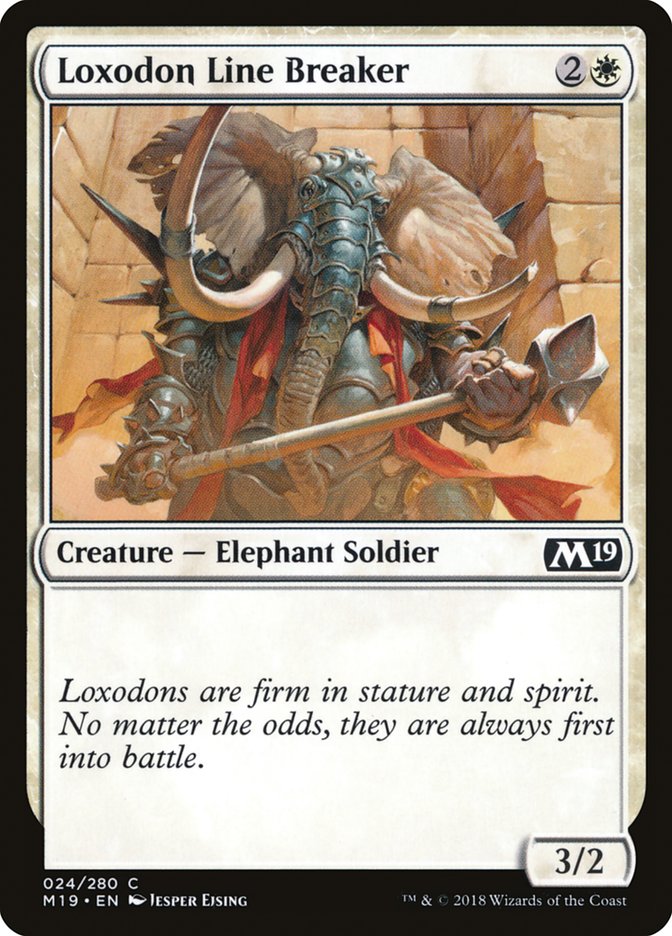 Loxodon Line Breaker [Core Set 2019] | Gamer Loot