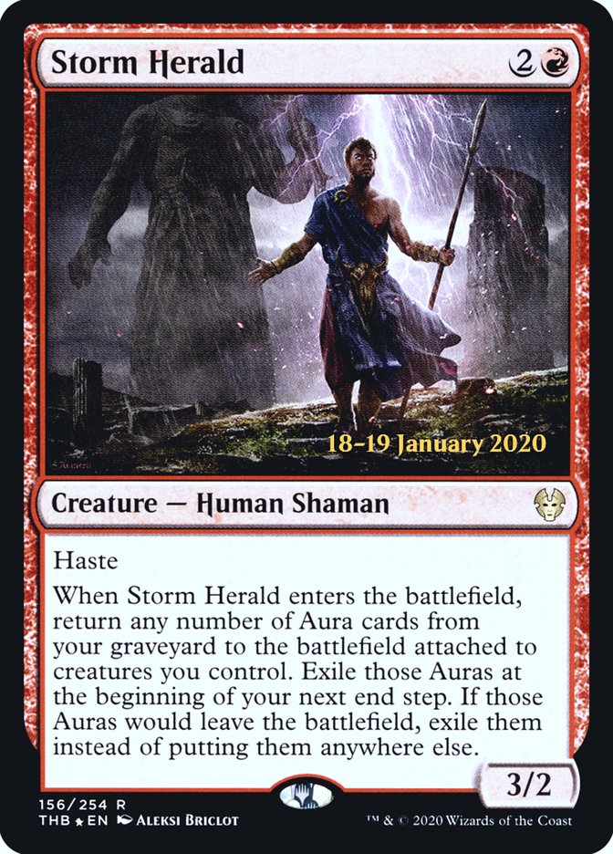 Storm Herald [Theros Beyond Death Prerelease Promos] | Gamer Loot