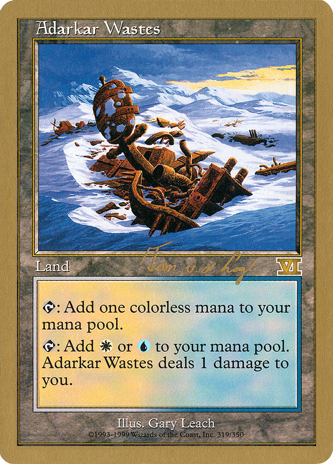 Adarkar Wastes (Tom van de Logt) [World Championship Decks 2000] | Gamer Loot