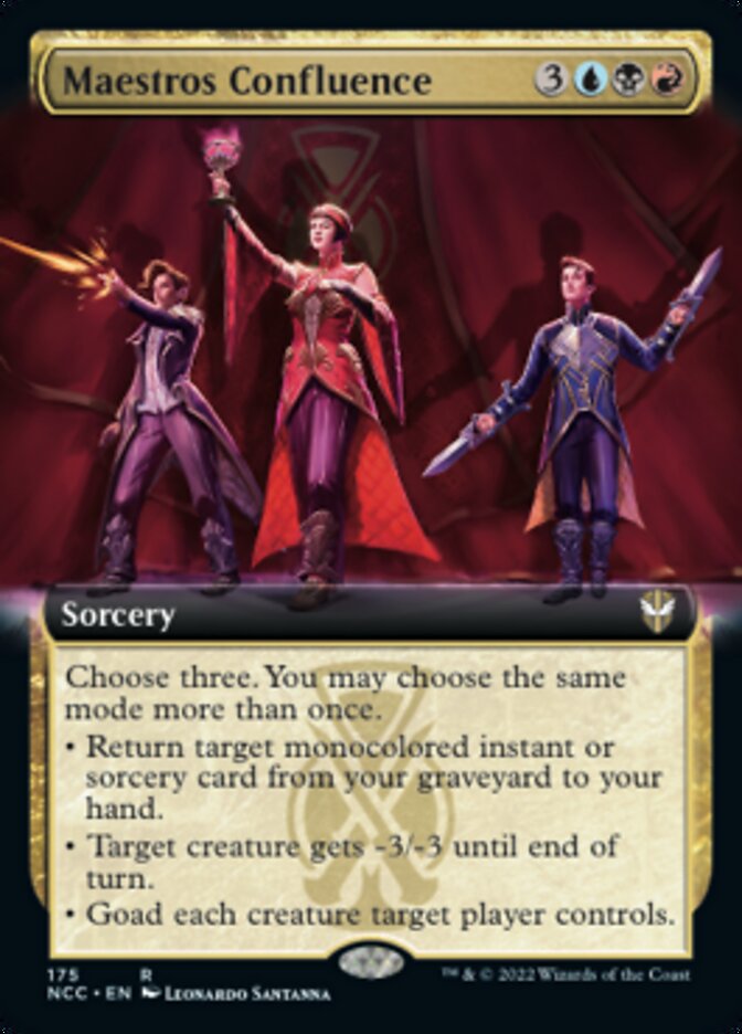 Maestros Confluence (Extended Art) [Streets of New Capenna Commander] | Gamer Loot