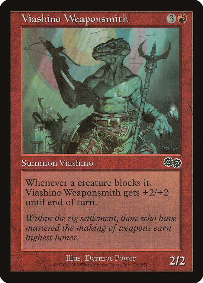 Viashino Weaponsmith [Urza's Saga] | Gamer Loot