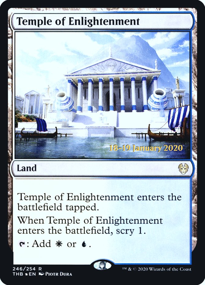 Temple of Enlightenment [Theros Beyond Death Prerelease Promos] | Gamer Loot