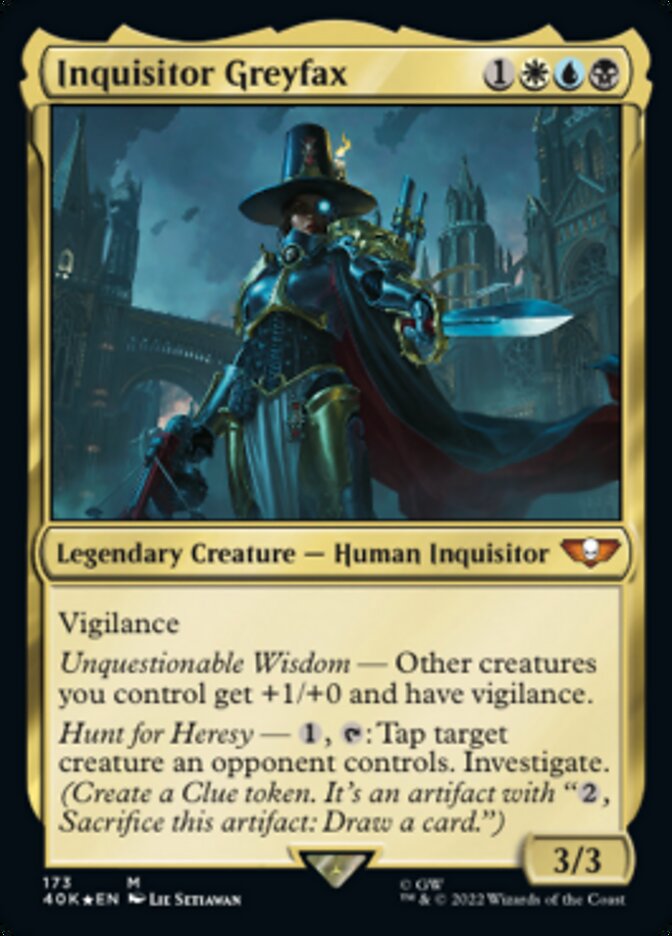 Inquisitor Greyfax (173) [Universes Beyond: Warhammer 40,000] | Gamer Loot
