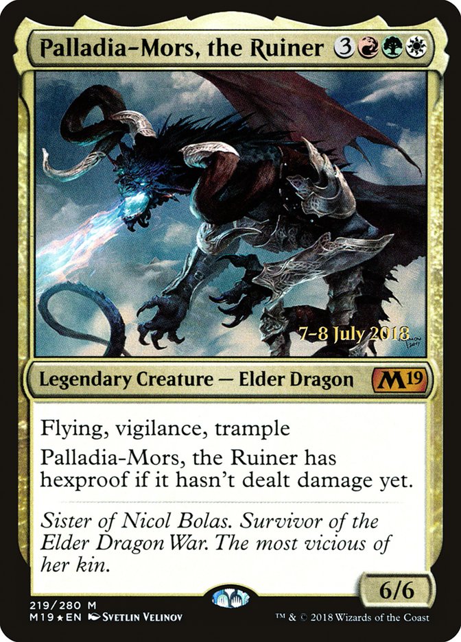 Palladia-Mors, the Ruiner  [Core Set 2019 Prerelease Promos] | Gamer Loot