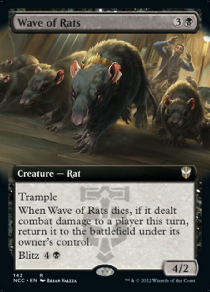 Wave of Rats (Extended Art) [Streets of New Capenna Commander] | Gamer Loot