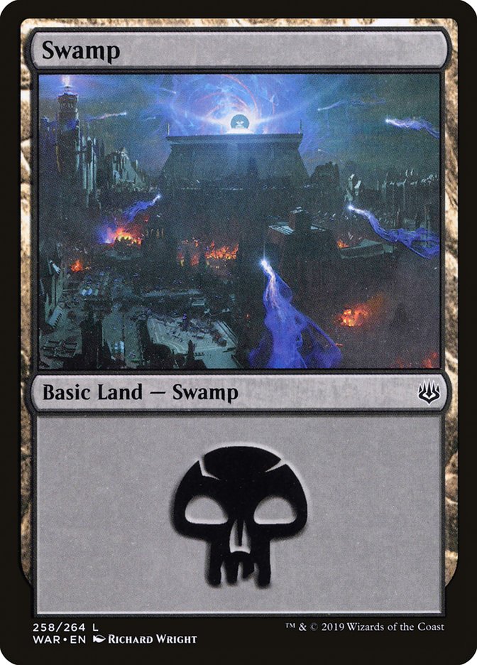 Swamp (258) [War of the Spark] | Gamer Loot