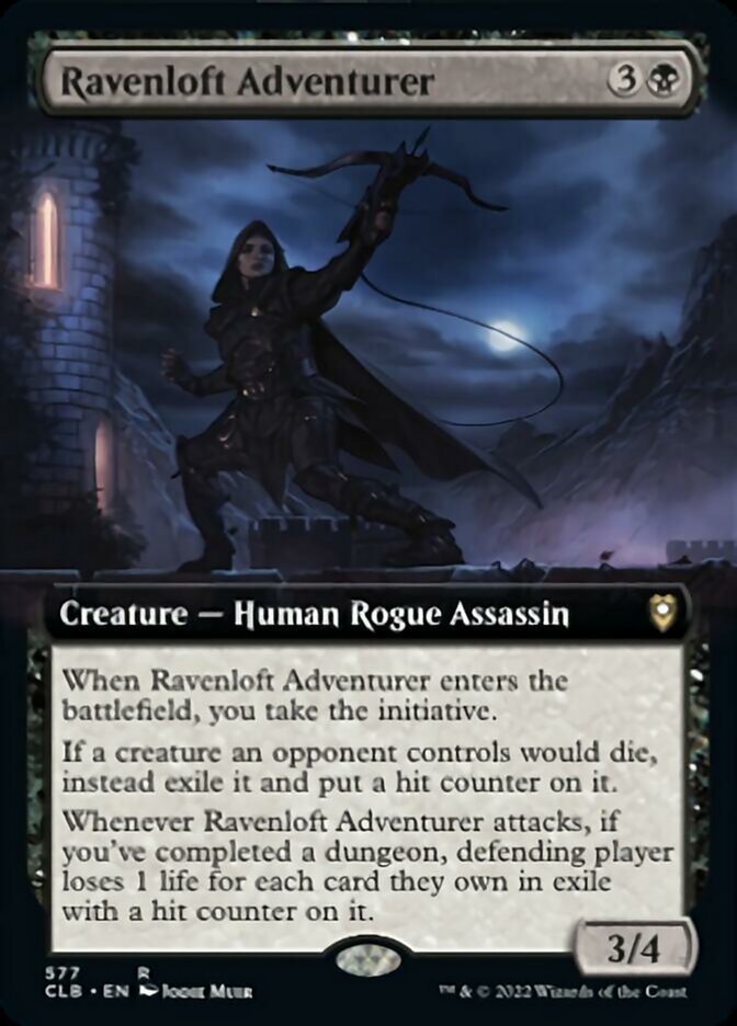 Ravenloft Adventurer (Extended Art) [Commander Legends: Battle for Baldur's Gate] | Gamer Loot