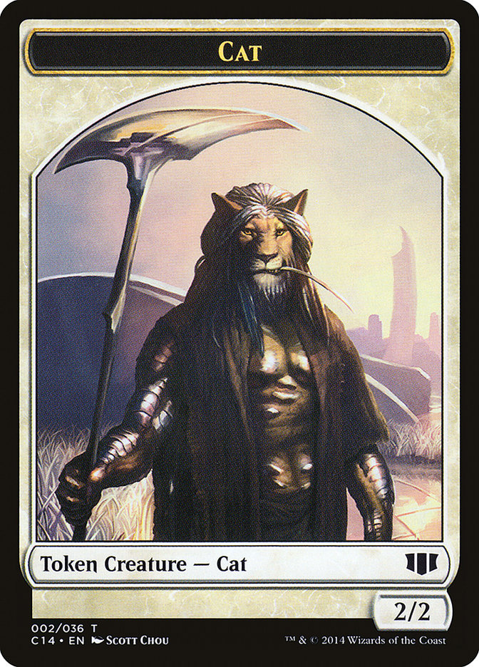 Angel // Cat Double-sided Token [Commander 2014 Tokens] | Gamer Loot