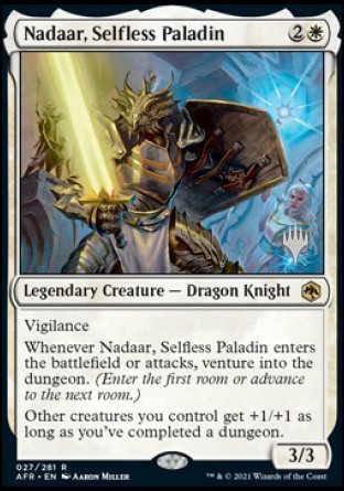 Nadaar, Selfless Paladin (Promo Pack) [Dungeons & Dragons: Adventures in the Forgotten Realms Promos] | Gamer Loot