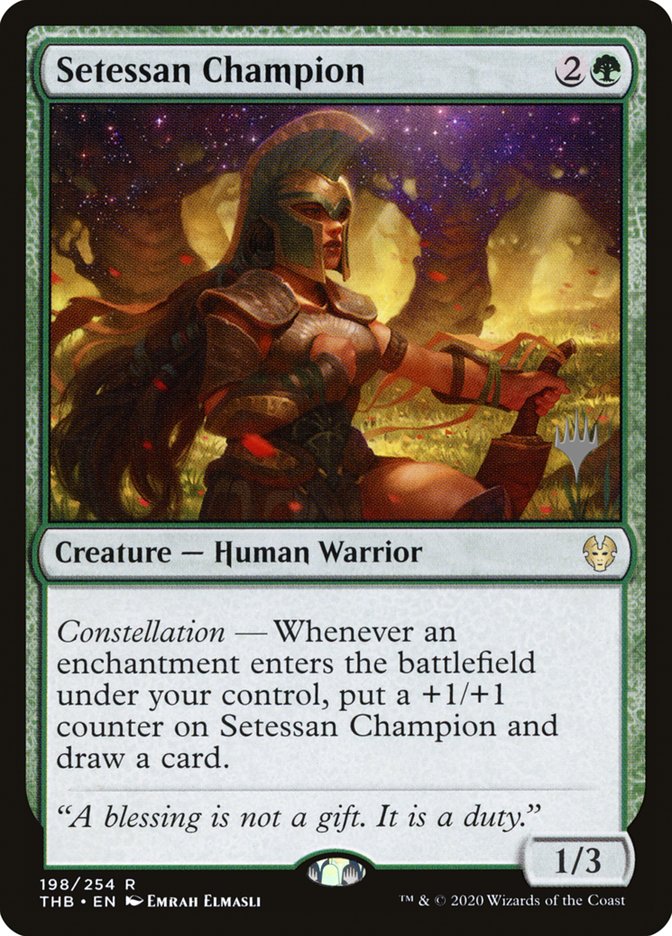 Setessan Champion (Promo Pack) [Theros Beyond Death Promos] | Gamer Loot