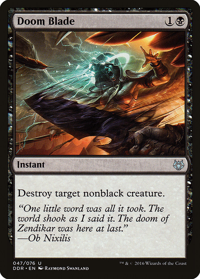 Doom Blade [Duel Decks: Nissa vs. Ob Nixilis] | Gamer Loot