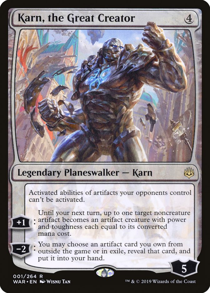 Karn, the Great Creator [War of the Spark] | Gamer Loot