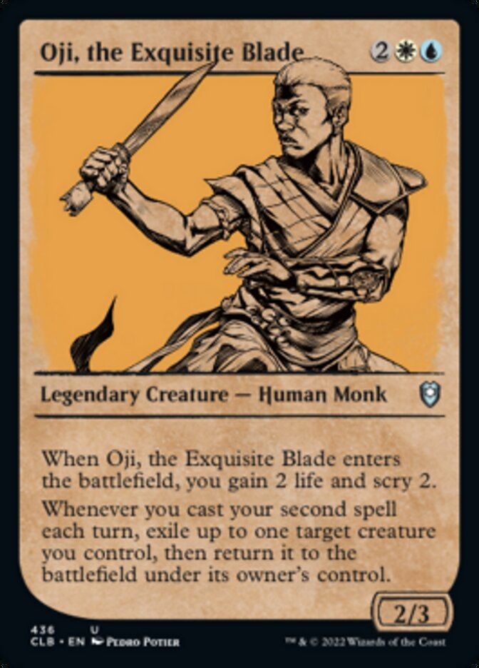 Oji, the Exquisite Blade (Showcase) [Commander Legends: Battle for Baldur's Gate] | Gamer Loot