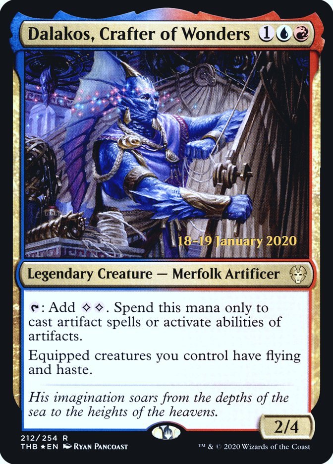 Dalakos, Crafter of Wonders [Theros Beyond Death Prerelease Promos] | Gamer Loot