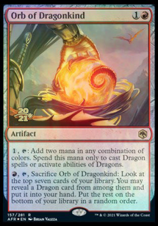 Orb of Dragonkind [Dungeons & Dragons: Adventures in the Forgotten Realms Prerelease Promos] | Gamer Loot