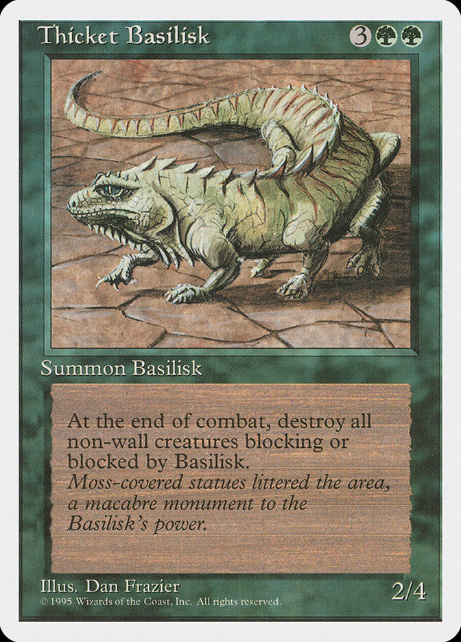 Thicket Basilisk [Fourth Edition] | Gamer Loot