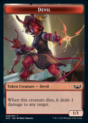 Devil // Rogue Double-sided Token [Streets of New Capenna Tokens] | Gamer Loot