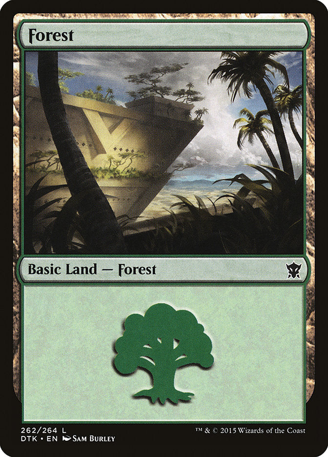 Forest (262) [Dragons of Tarkir] | Gamer Loot