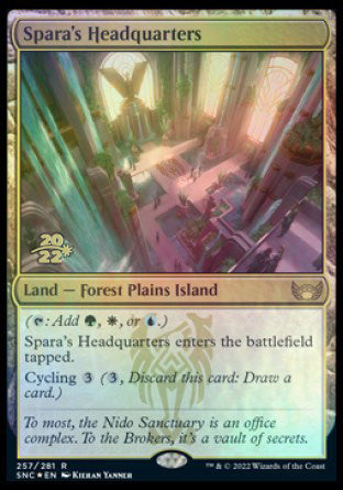 Spara's Headquarters [Streets of New Capenna Prerelease Promos] | Gamer Loot