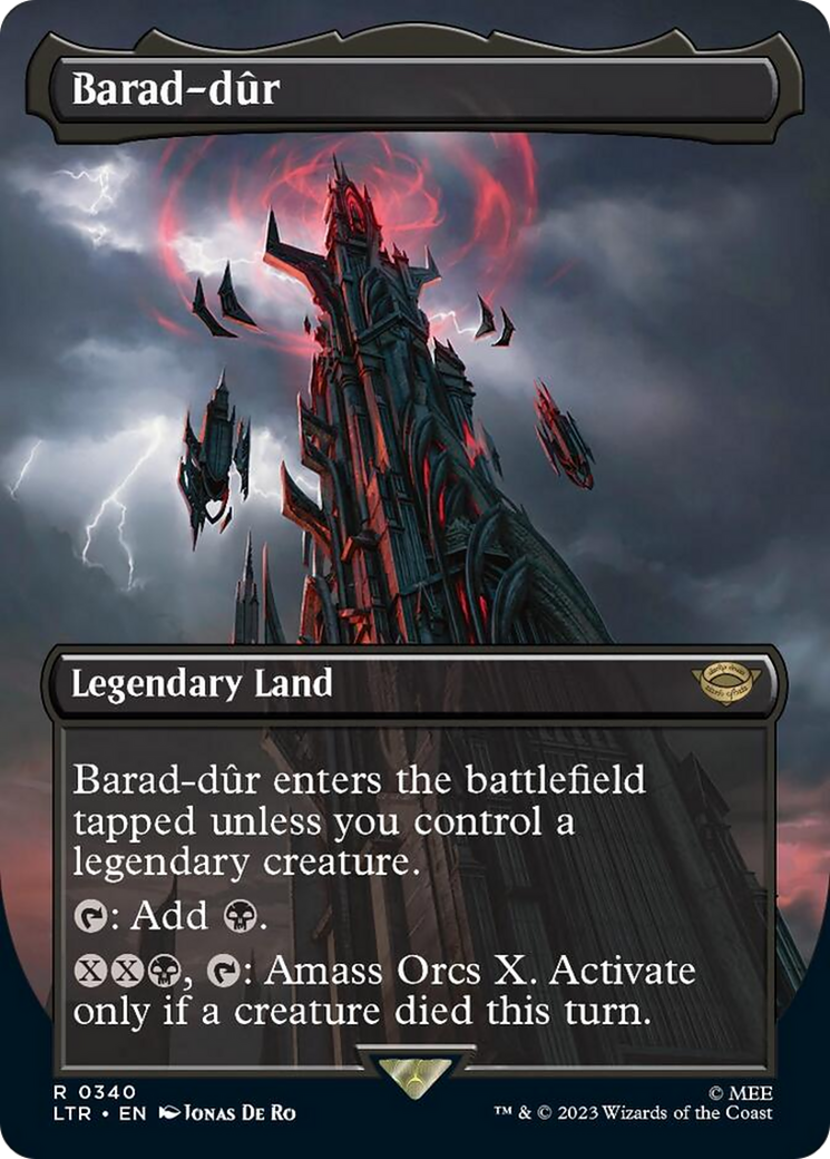 Barad-dur (Borderless Alternate Art) (340) [The Lord of the Rings: Tales of Middle-Earth] | Gamer Loot