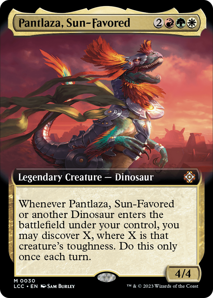 Pantlaza, Sun-Favored (Extended Art) [The Lost Caverns of Ixalan Commander] | Gamer Loot