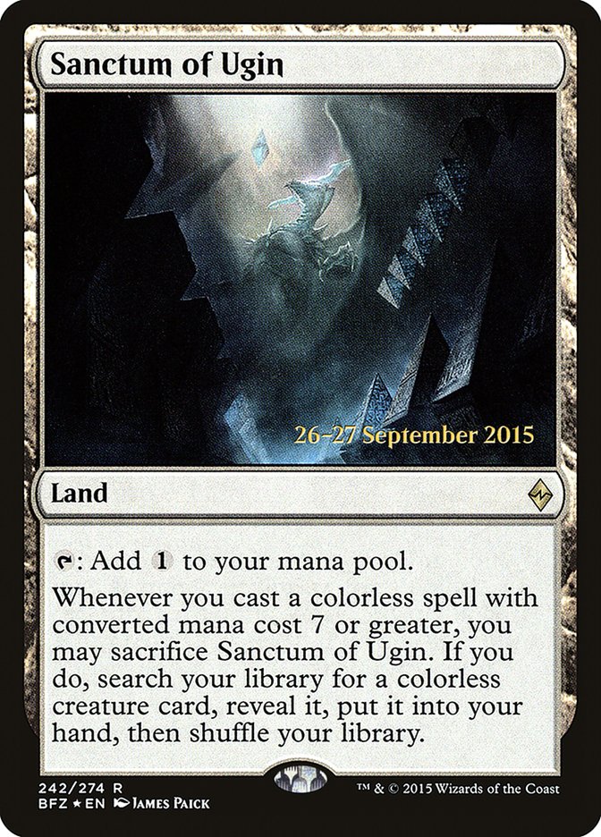 Sanctum of Ugin  [Battle for Zendikar Prerelease Promos] | Gamer Loot