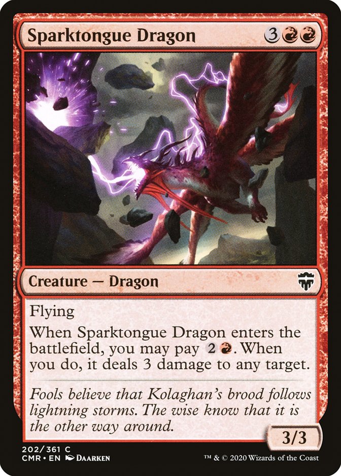 Sparktongue Dragon [Commander Legends] | Gamer Loot