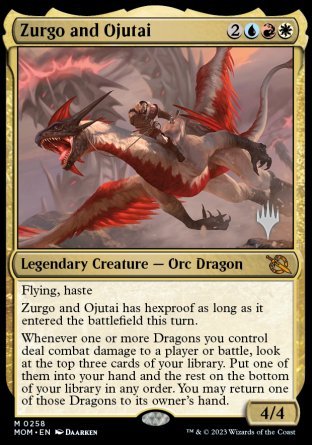 Zurgo and Ojutai (Promo Pack) [March of the Machine Promos] | Gamer Loot