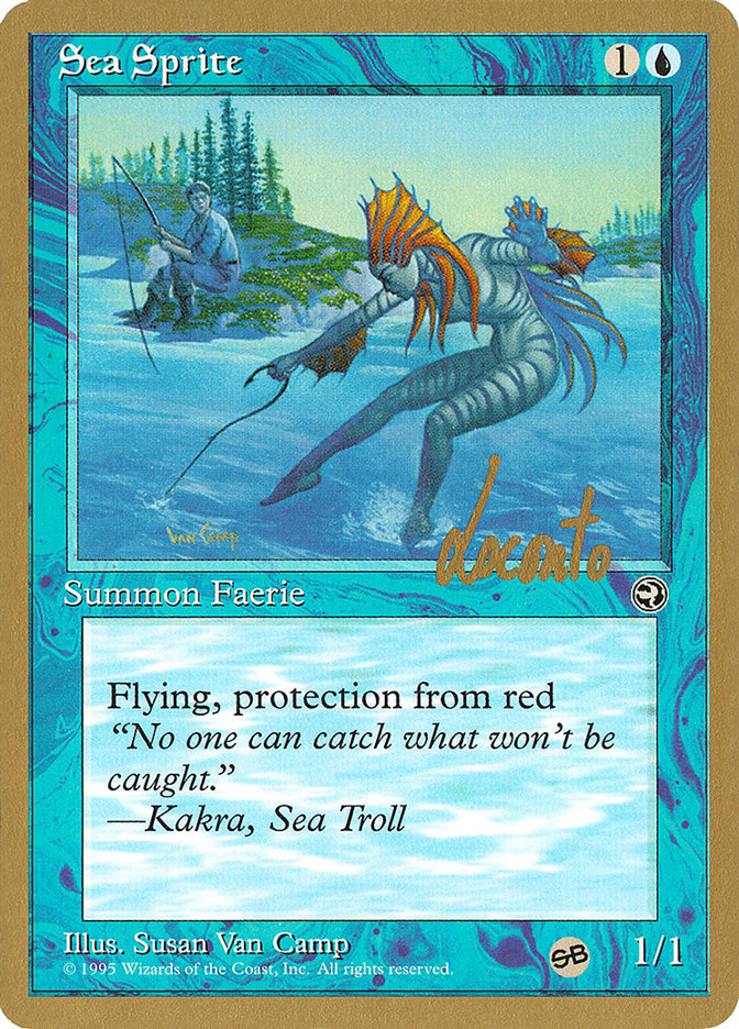Sea Sprite (Michael Loconto) (SB) [Pro Tour Collector Set] | Gamer Loot