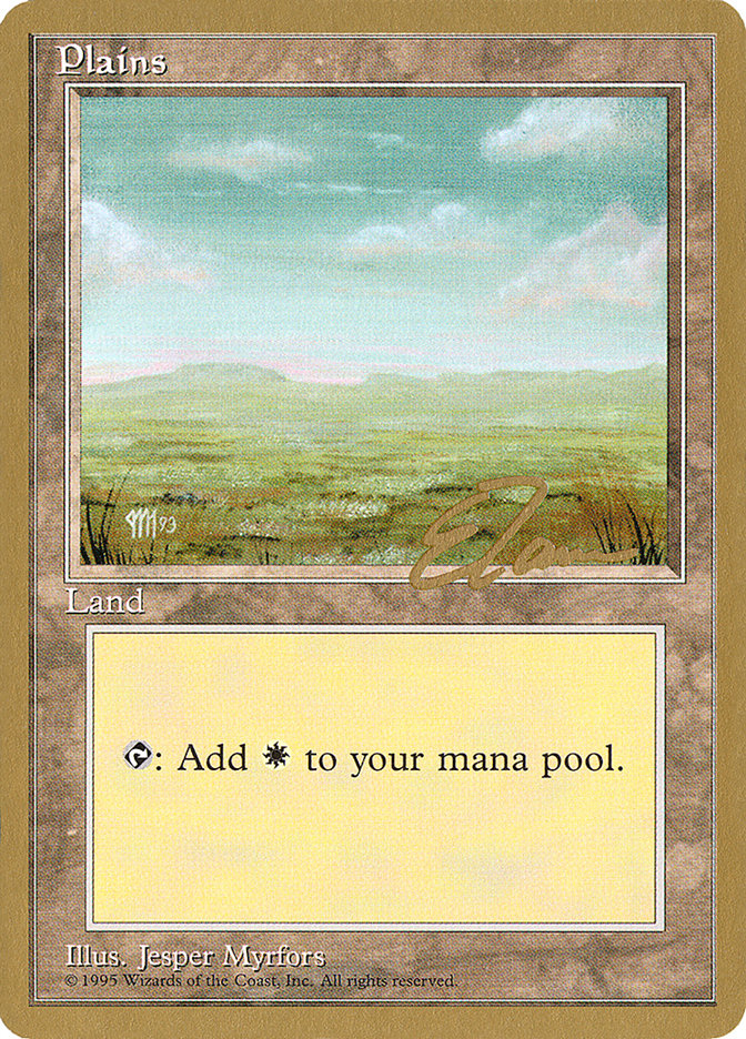 Plains (et364) (Eric Tam) [Pro Tour Collector Set] | Gamer Loot